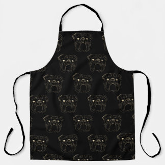 Tablier Bulldog Noir anglais