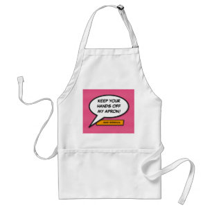 Tablier Bulle de dialogue de bande dessinée Pop Art person
