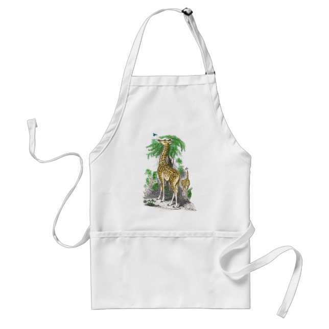 Tablier Bumble Bleu Bee Giraffe Apron (Devant)