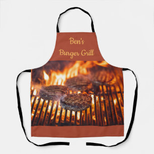 Tablier Burgers Grillés Espace Personnalisé