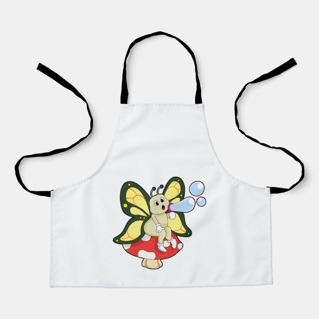 Tablier Butterfly with Soap bubbles (Recto)