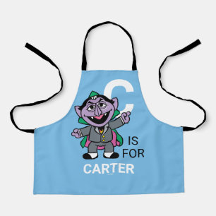 Tablier C est pour Count von Count Ajouter Votre Nom