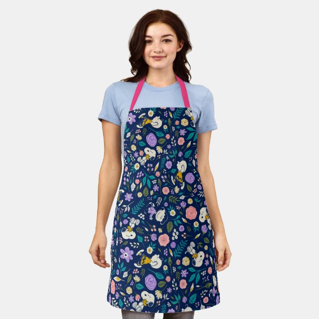 Tablier cacahuètes en Motif de fleurs (Porté)