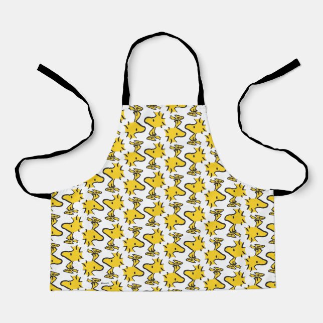 Tablier cacahuètes | Motif Woodstock (Recto)