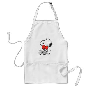 Tablier cacahuètes   Saint Valentin   Snoopy Heart Hug