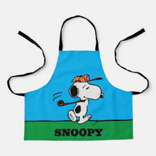 Tablier cacahuètes   Snoopy Golf Swing