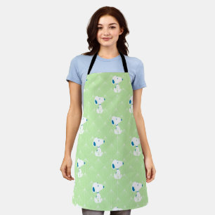 Tablier cacahuètes Snoopy Green Deco Dreams Motif