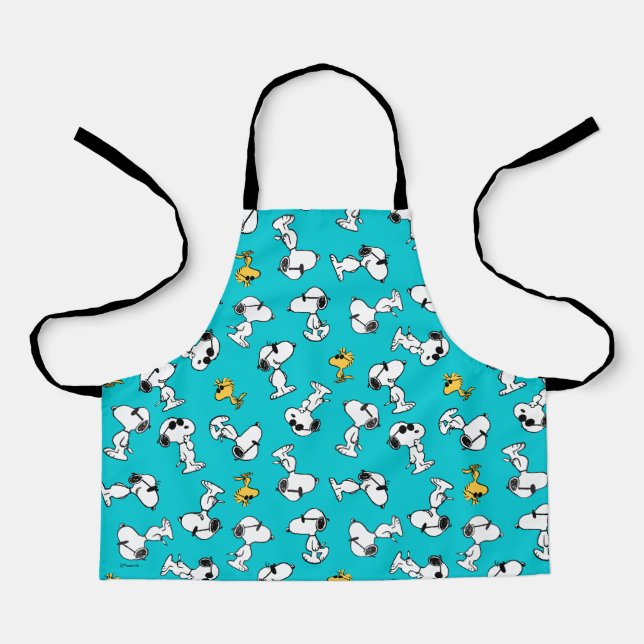Tablier cacahuètes | Snoopy & Lunettes de soleil Motif (Recto)