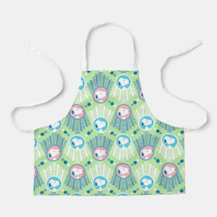 Tablier cacahuètes   Snoopy Mint Green Deco Dreams Motif