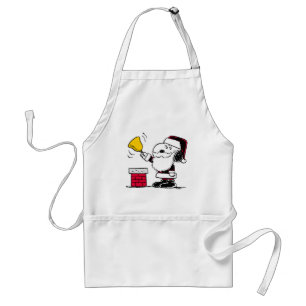 Tablier cacahuètes   Snoopy & Woodstock Père Noël Bell Rin