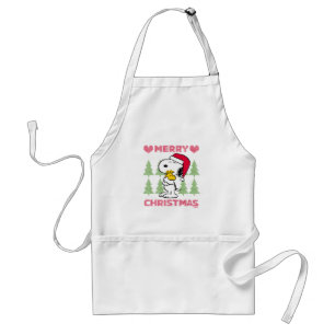Tablier cacahuètes Snoopy & Woodstock Santa Claus Hug