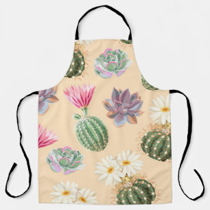 Tablier Cactus Succulent : Motif de détail élevé