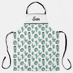 Tablier Cactus sur toute la surface d'impression, Personna