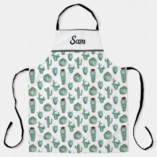Tablier Cactus sur toute la surface d'impression, Personna