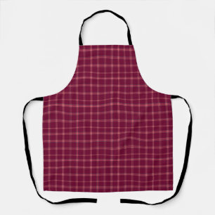 Tablier Cadeau à carreaux tartan Bourgogne Classique
