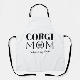 Tablier Cadeau d'anniversaire de maman Corgi pour maman, m
