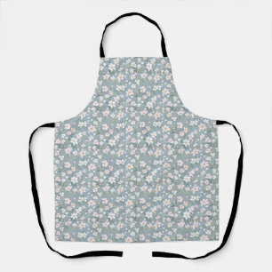 Tablier Cadeau d'anniversaire   Floral rose et blanc sans 
