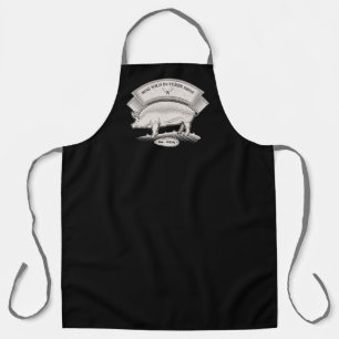 Tablier Cadeau de boucher de viande de porc personnalisé