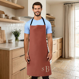 Tablier Cadeau de cuisine à monogramme pour grand-père