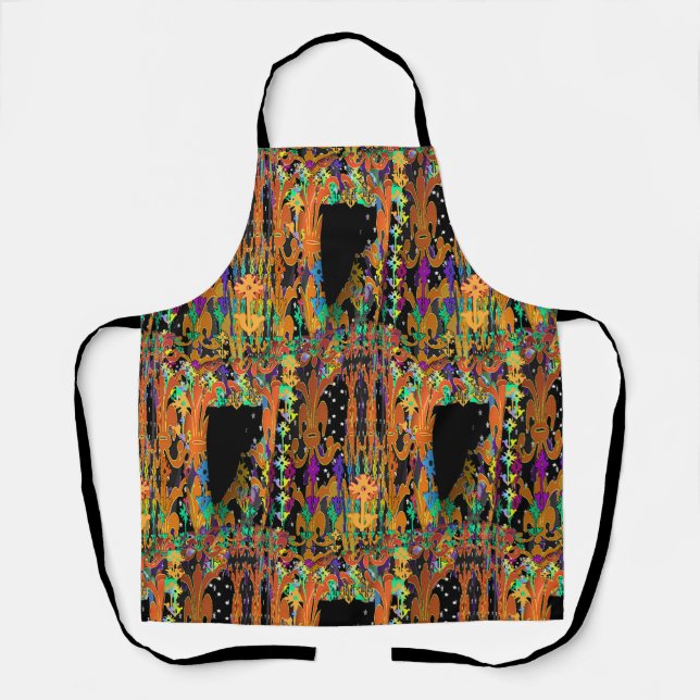 Tablier Cadeau de cuisine Collage Chef (Recto)