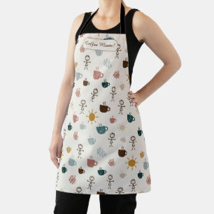 Tablier Cadeau de cuisine personnalisé pour maman, heure d