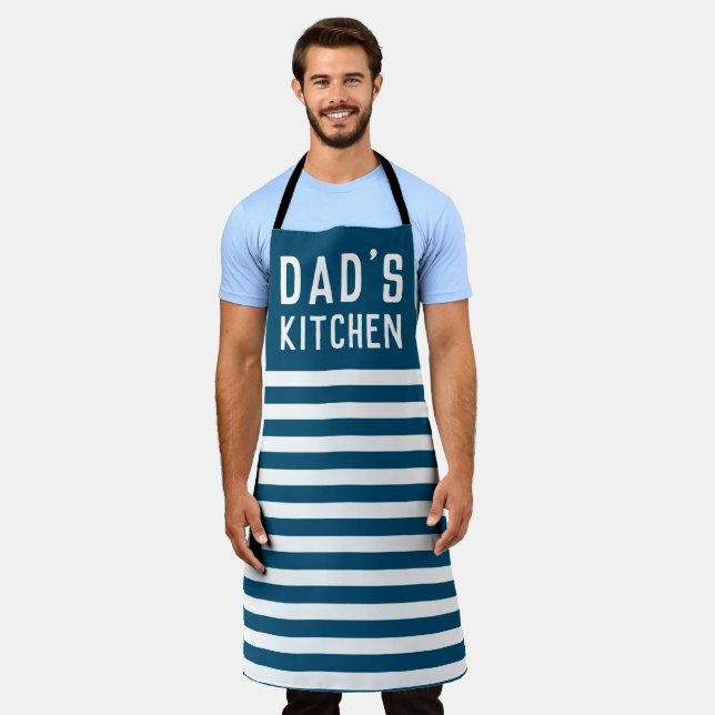 Tablier Cadeau de Fête des pères de cuisine papa (Porté)