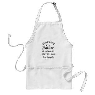 Tablier cadeau de fête des pères de meilleur père en droit