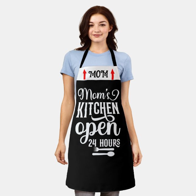 Tablier Cadeau de la Fête des Mères personnalisé Unique ta (Porté)
