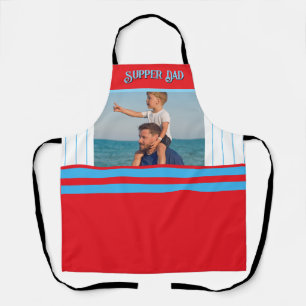 Tablier Cadeau de la fête des pères pour papa super