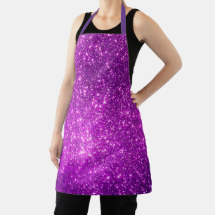Tablier Cadeau de luxe Populaire Purple Gold Parties scint