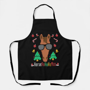 Tablier Cadeau de Noël animal Horse Lover