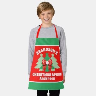 Tablier Cadeau de Noël personnalisé de grand-fils