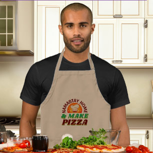 Tablier Cadeau drôle de Namastay Home Make Pizza