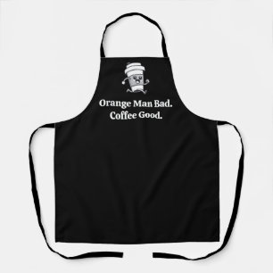 Tablier Cadeau drôle et utile pour amateur de café politiq