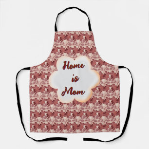 Tablier Cadeau floral personnalisé et sur mesure pour la f