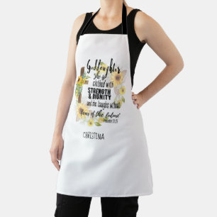 Tablier Cadeau Godgirl Ado - Citation Proverbe personnalis