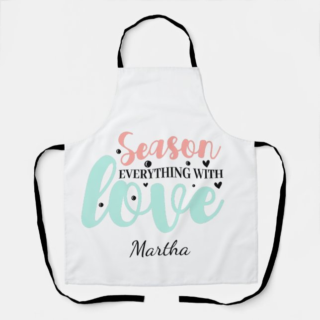 Tablier Cadeau personnalisé pour maman (Recto)