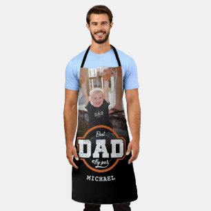 Tablier Cadeau photo personnalisé pour papa