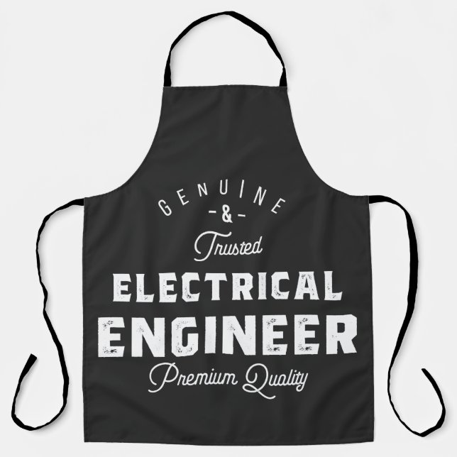 Tablier Cadeau pour ingénieur électrique (Recto)