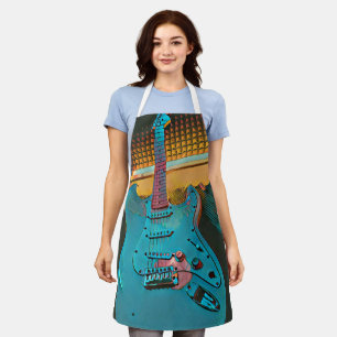 Tablier Cadeau pour mari guitariste
