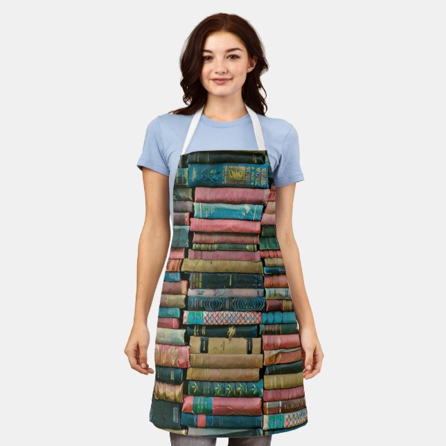 Tablier Cadeaux bibliothécaires pour elle (Porté)