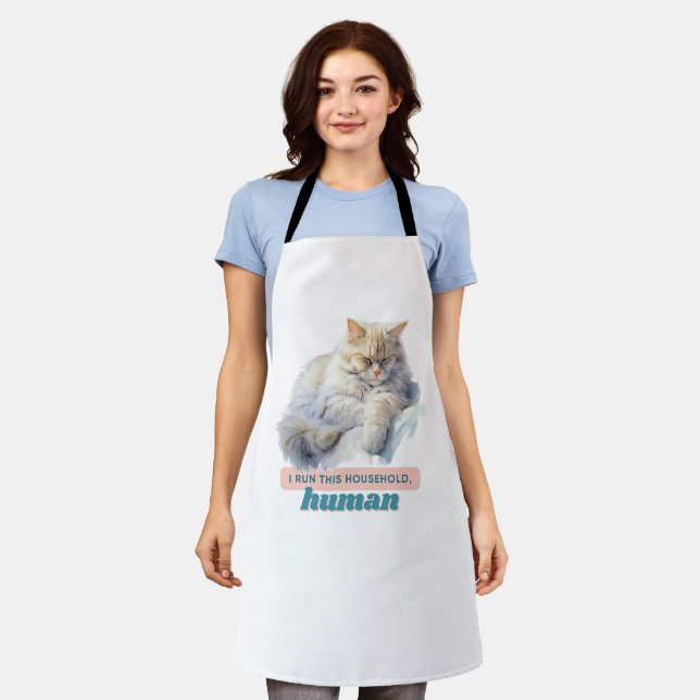 Tablier Cadeaux Cheeky Kitten pour Amoureux des animaux (Porté)