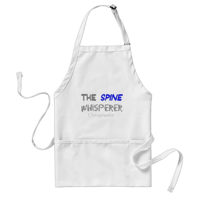 Tablier Cadeaux de chiroprakteur "le Whisperer d'épine " (Devant)