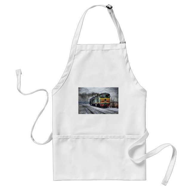 Tablier Cadeaux de locomotive diesel pour des amants de (Devant)