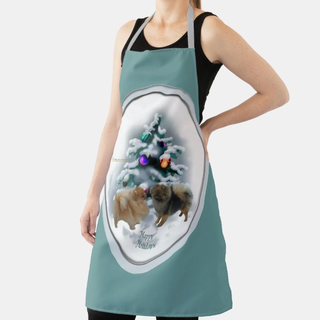 Tablier Cadeaux de Noël de Poméranie (Insitu)