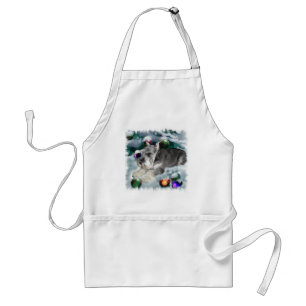 Tablier Cadeaux de Noël de Schnauzer miniature