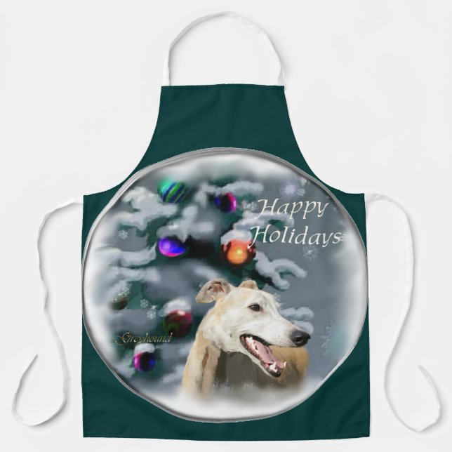Tablier Cadeaux de Noël pour Greyhound (Recto)