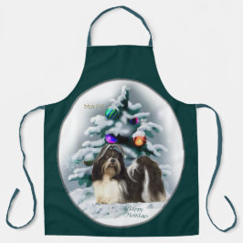Tablier Cadeaux de Noël Shih Tzu