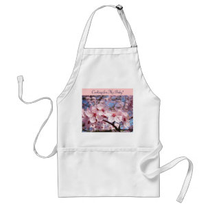 Tablier Cadeaux Fleurs Roses pour Cuisiner pour Mo