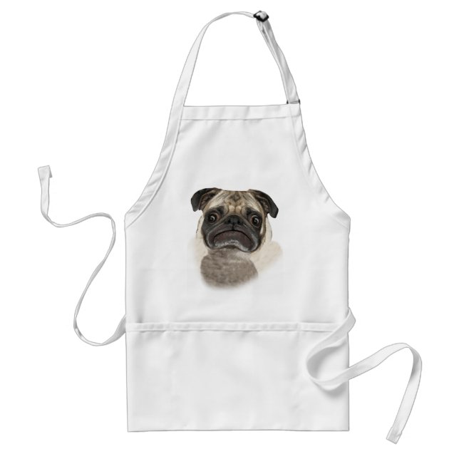 Tablier Cadeaux Grumpy Puggy (Devant)